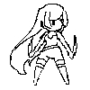 Essai de sprite pour Astral War par Lola, octobre 2024
