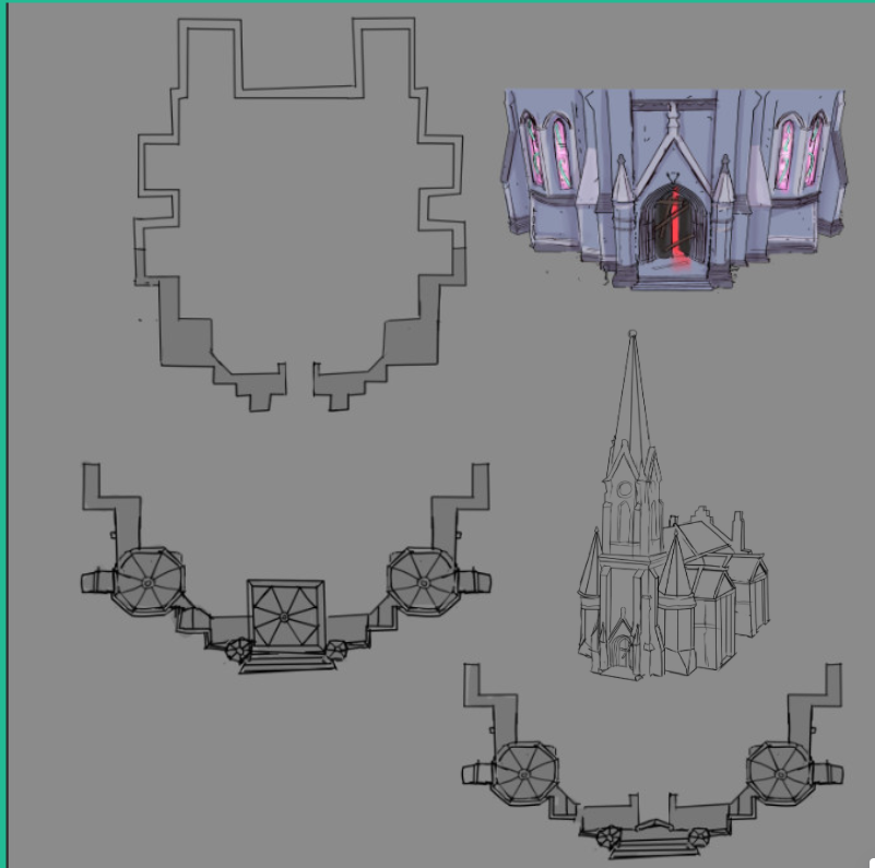 Recherche d’architecture pour Astral War par Tristan, janvier 2025